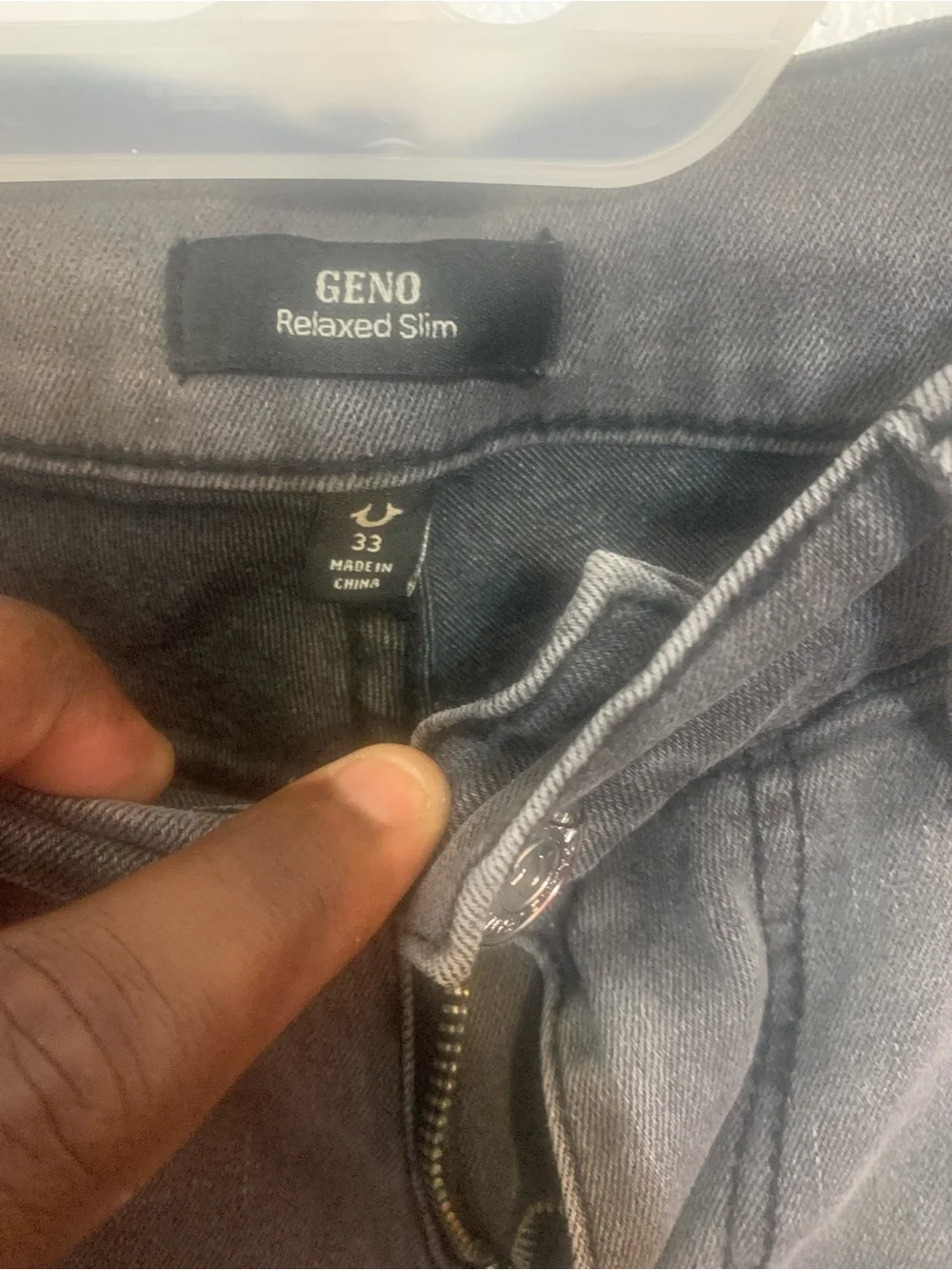 True Religion Men’s Gray Slim Jeans